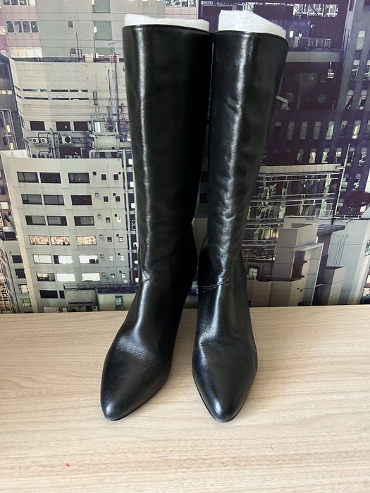 сапоги демисезонные кожаные