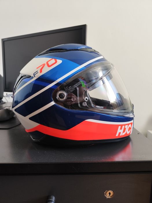 Se vinde cască HJC F70 Tino MC-21  marimea M.