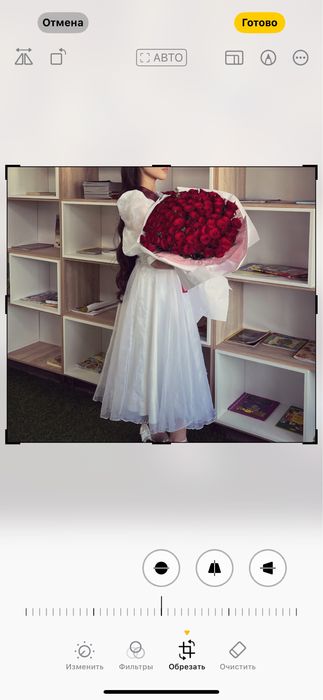 Вечернее белое платье