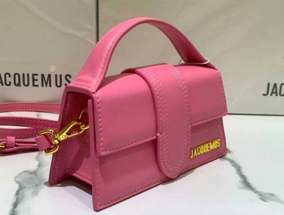 Geanta Jacquemus Le Bambino Roz - Piele Naturala