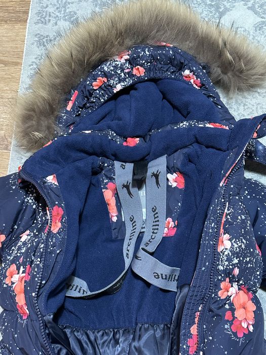 Комбинезон пуховый со съемным капюшоном