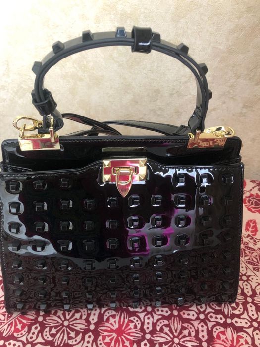 Сумка лаковая кожа