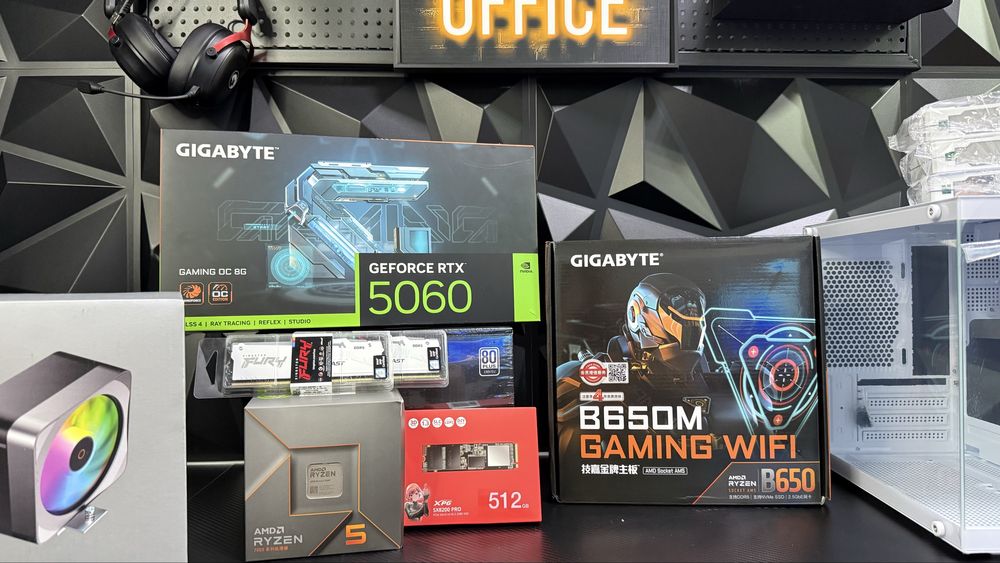 Игравой компьютер на Ryzen 7500f