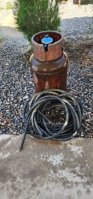 Пропан 27л с редуктором и с кислородным шлангом