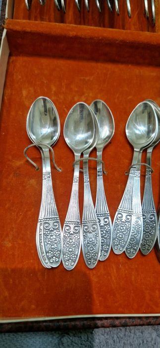 Мельхиоровый Набор  на 12 персон