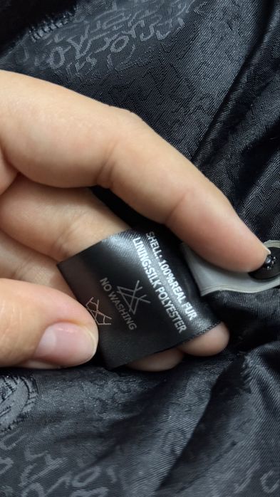 Шуба натуральный песец под соболь