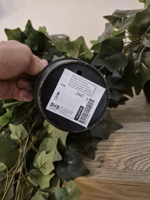 6 x Fejka Ikea plantă artificială iedera,interior/exterior/suspendată