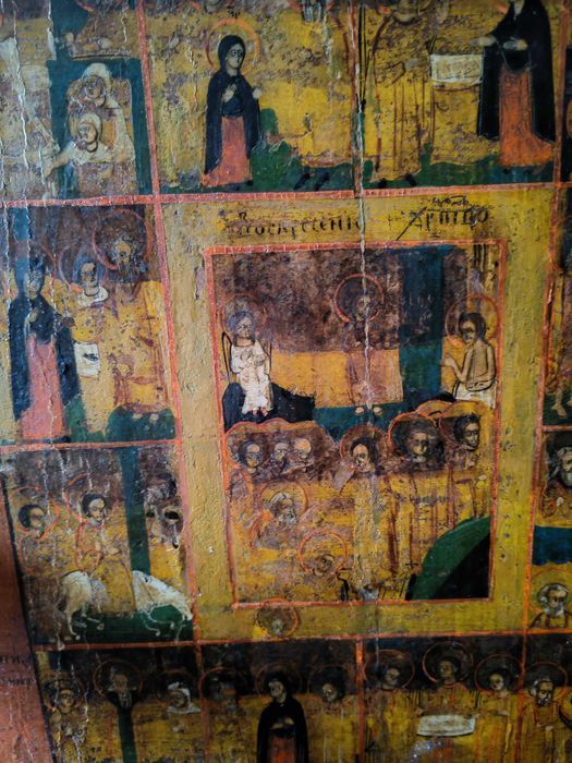 Icoană veche rusească – Praznice Împărătești – sec. XIX– 50x40 cm