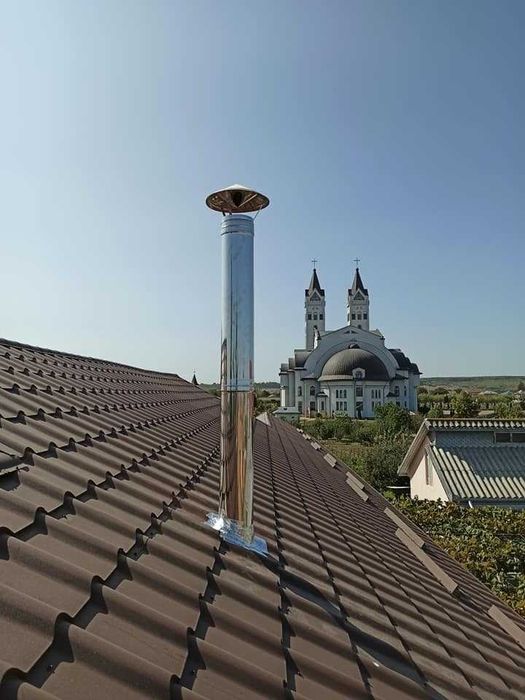 Cos de fum din inox izolat 200 / 250 x 5 m