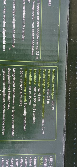 Masina taiat foarfeca thuia thuja tuns gard viu tuia phs1 900 2.6 m