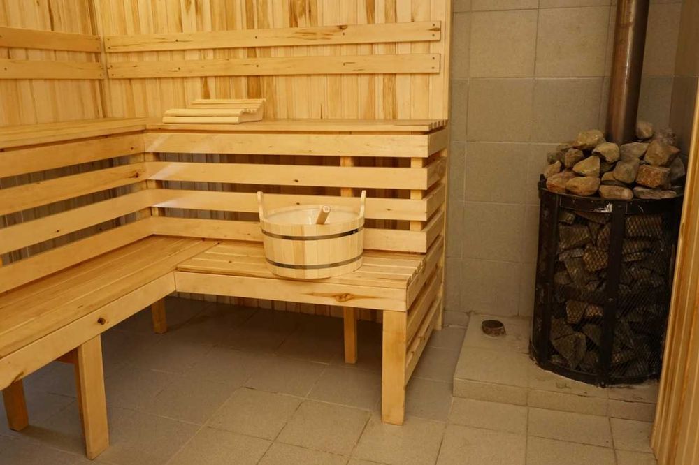 Баня на дровах Garage