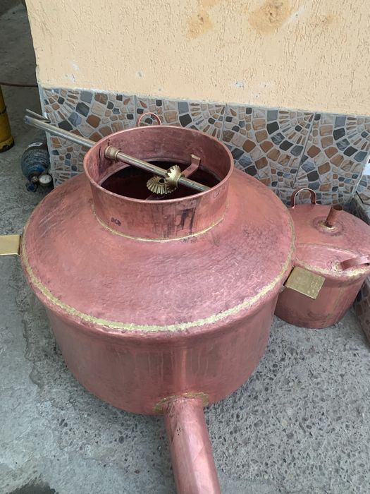 Cazan de tuica 220 litri cu fudul de 4,5mm