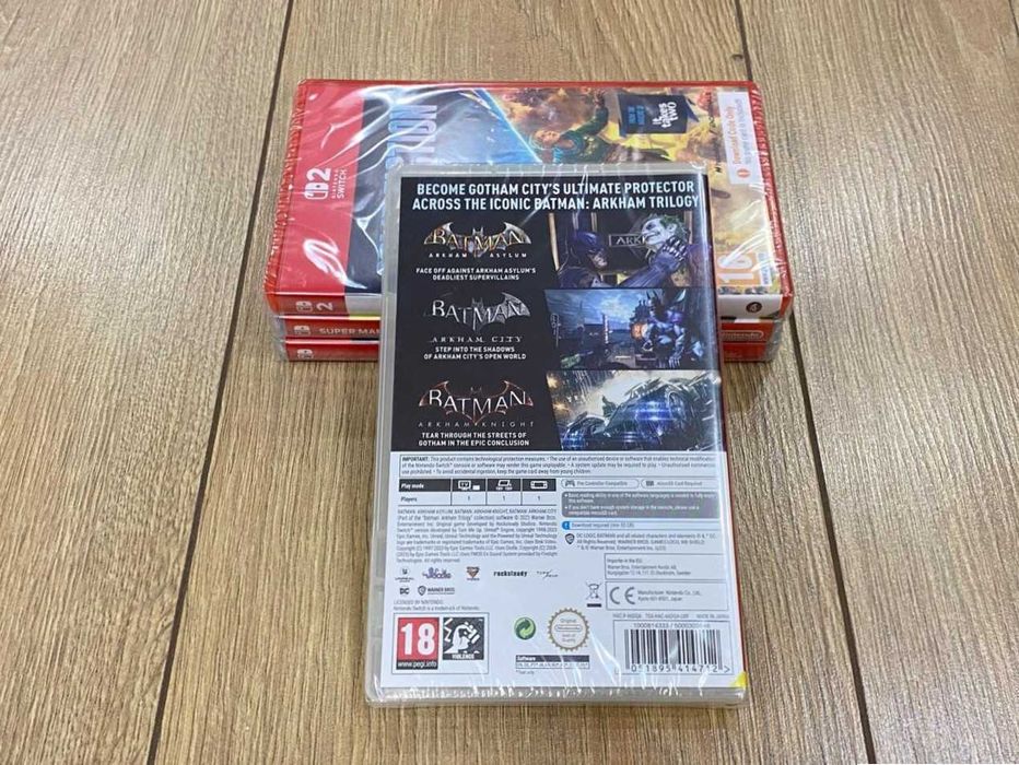 Новый Batman: Arkham Trilogy Nintendo Switch/ Бэтмен: Аркхем Трилогия