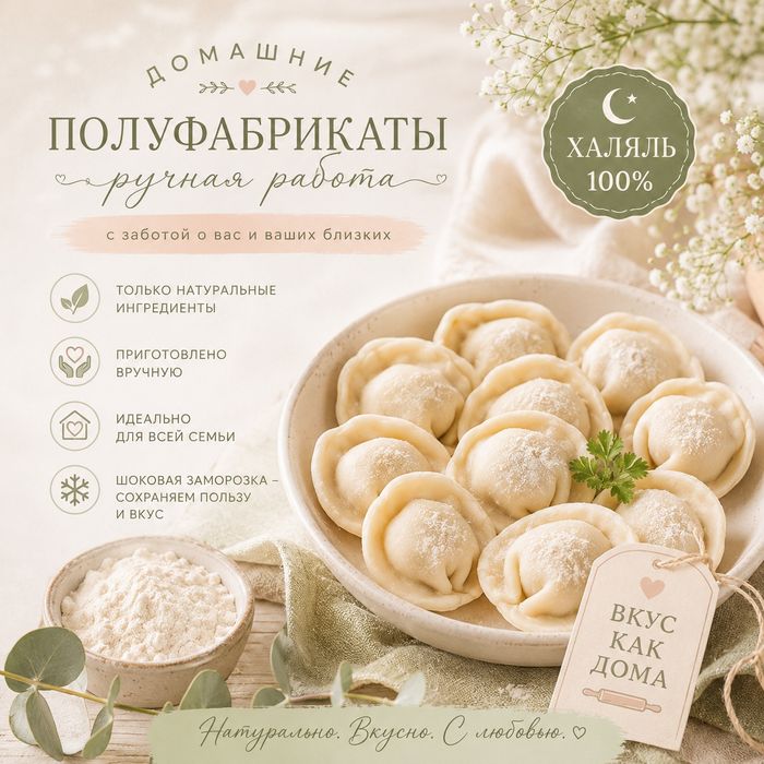 Домашние полуфабрикаты