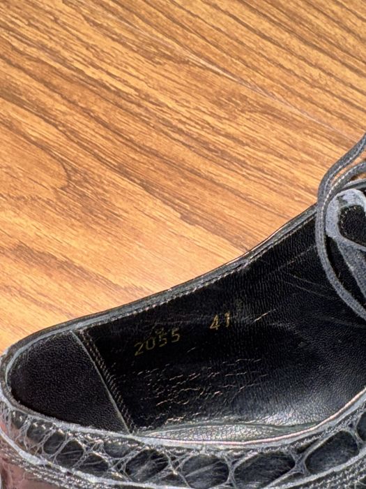 Pantofi Canali Piele crocodil 41