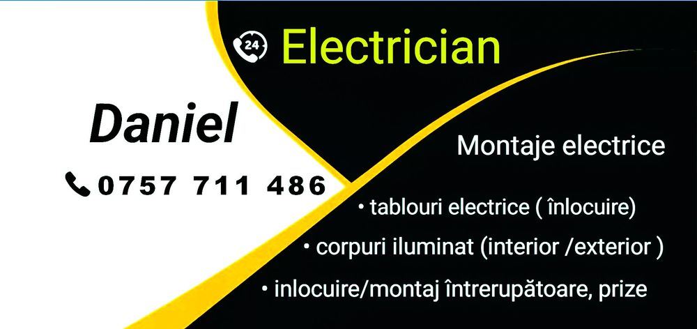 Electrician construcții civile