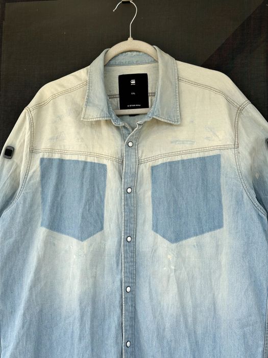 Мъжка риза G-Star Raw (Modern Arc Shirt L/S) - размер XXL, Отлично състояние