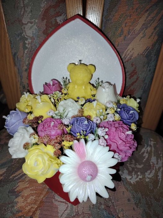 Букети от соев восък