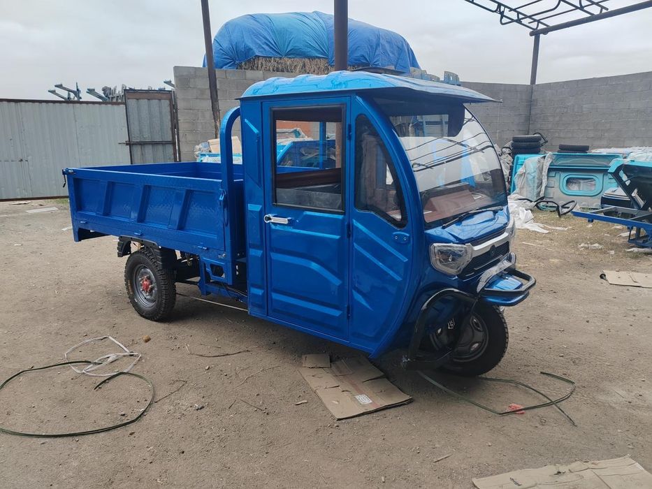 Трицикл бензин және электрлі