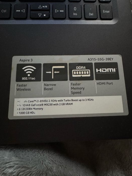 Продам ноутбук Aser