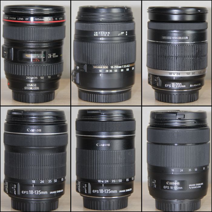 Canon объективы разные