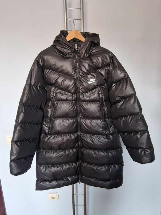 Страхотно мъжко дълго зимно яке NIKE размер S M L XL 2XL