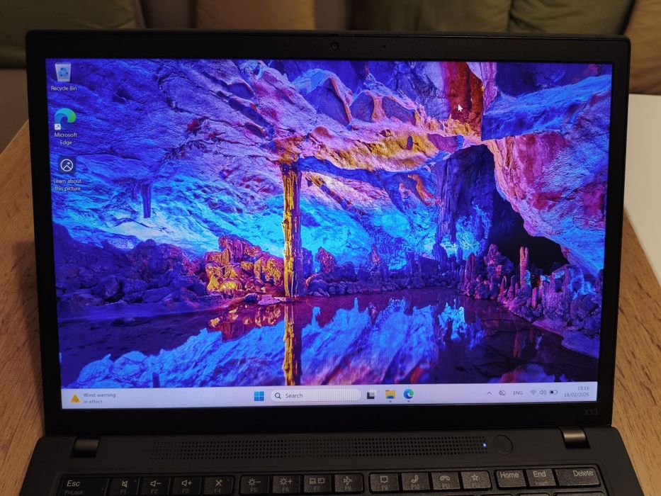 лаптоп Lenovo x13 i5-1135G7, 16GB RAM, 256GB NVMe SSD