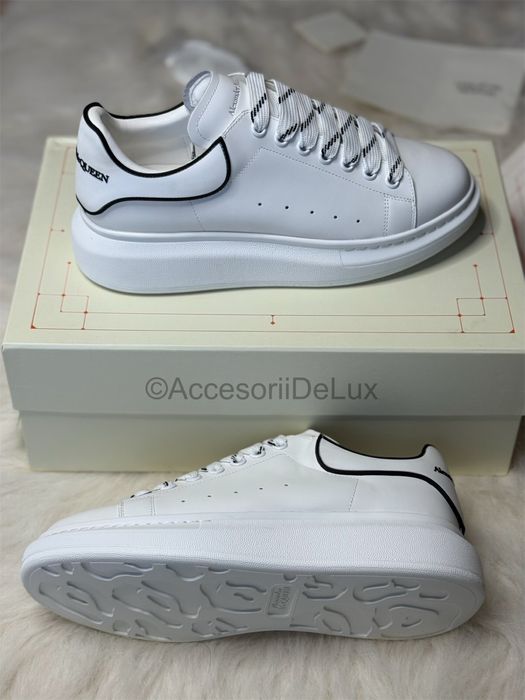 Alexander McQueen White/White Black Full Box Verificare Colet 36-45