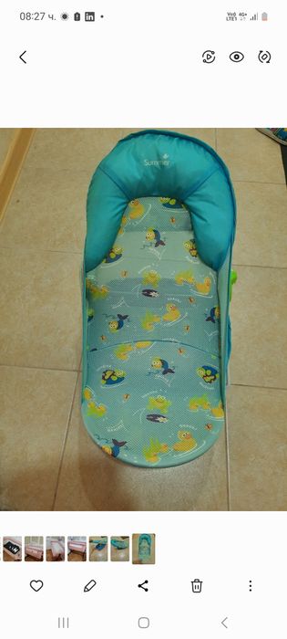 Бебешки шезлонг за плаж