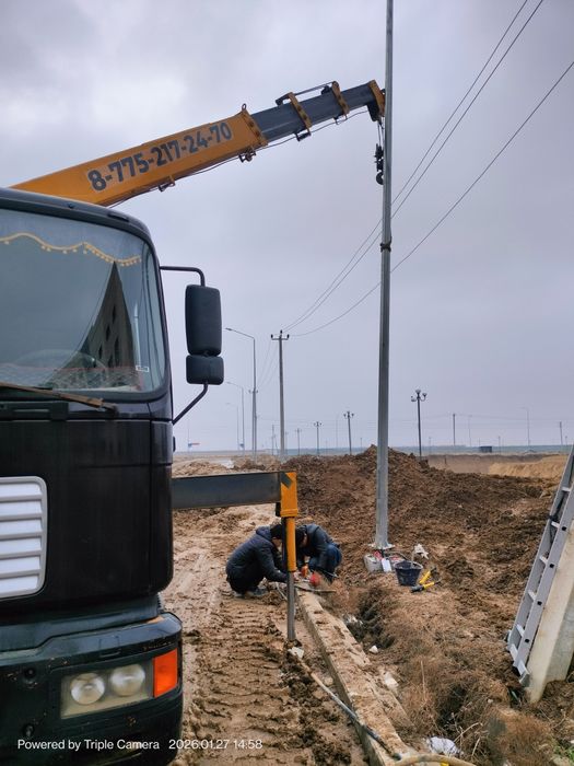 Услуги МАНИПУЛЯТОРА с люлькой | 11 м стрела | До 5 тонн