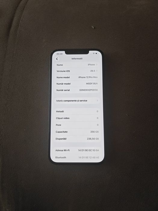 iPhone 12 Pro Max 256GB 100% baterie