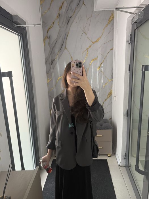 Пиджак серый размер xs, s ке барады