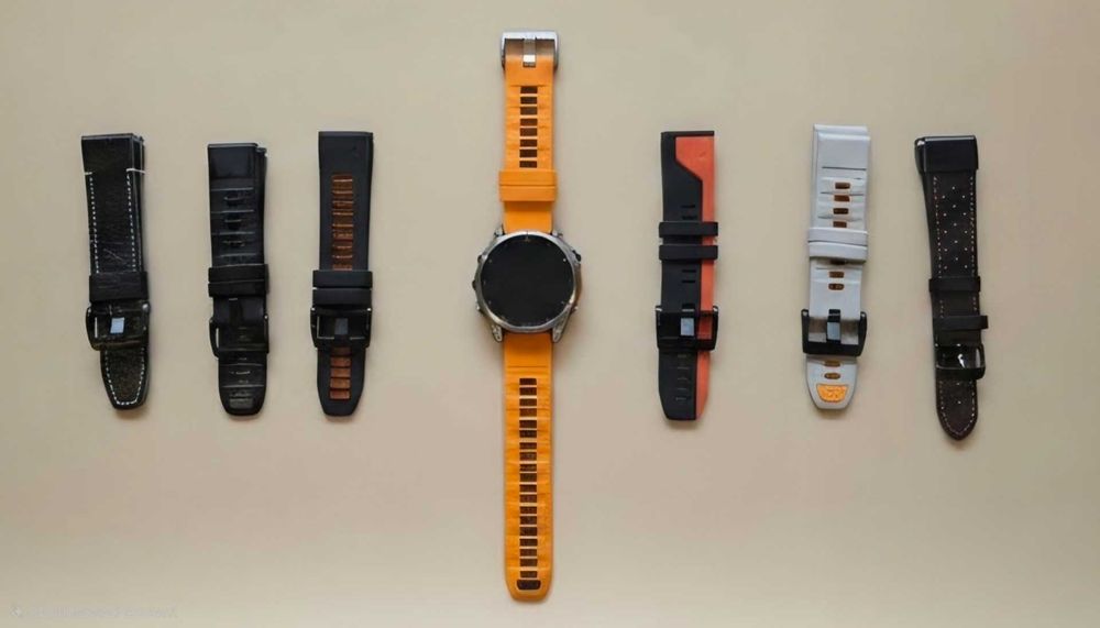 Garmin Fenix 8 - 47mm AMOLED, Sapphire / Titanium, с допълнителни каишки