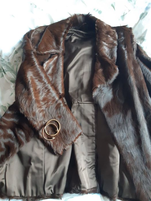 Haina din blana de vitel L-XL