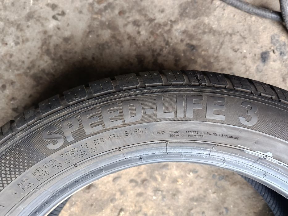 Летни гуми -2025г.-17цола-215/55-1бр.-140лв."SEMPERIT"