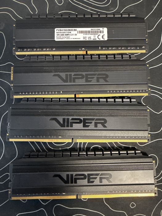 Оперативная память ddr4 3600mhz 32gb