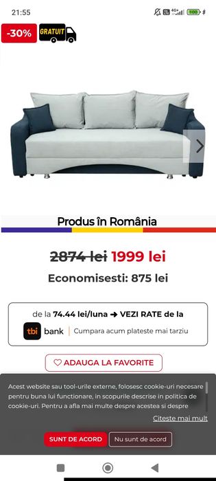 Canapea extensibilă