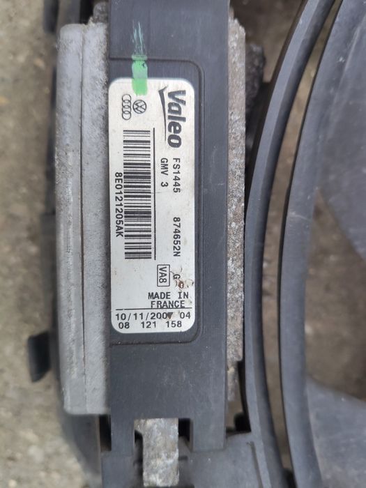 Electroventilator complet cu modul 2.0 tdi Audi A4 B7