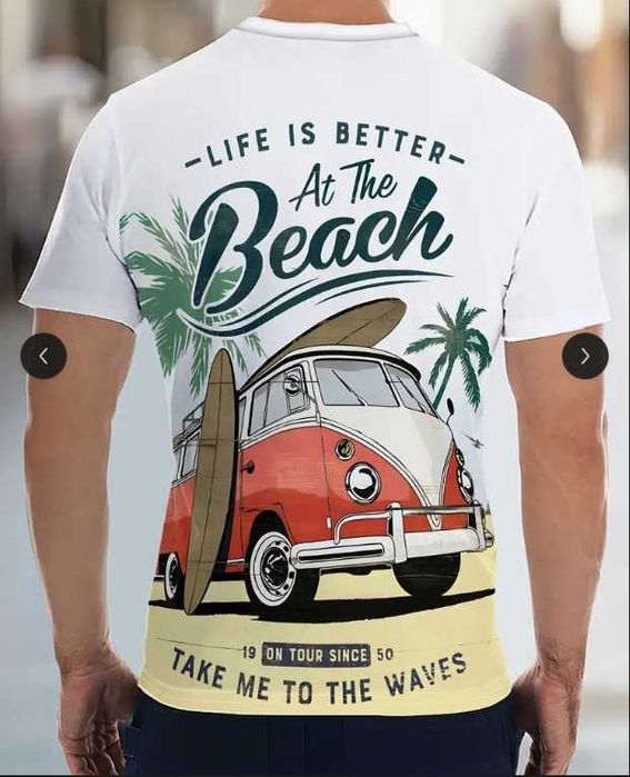 Мъжка цветна тениска