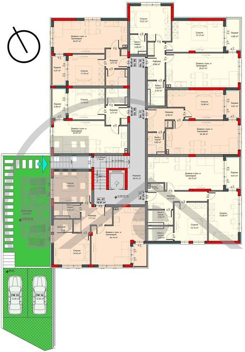 Двустаен, Аспарухово, нов строеж