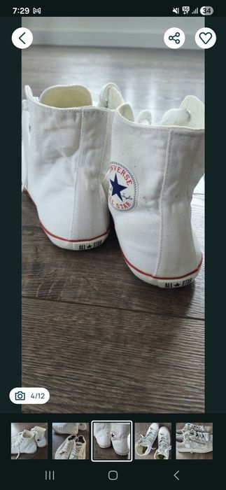 Geox 38, Tommy, Oysho, Converse, Vans 39