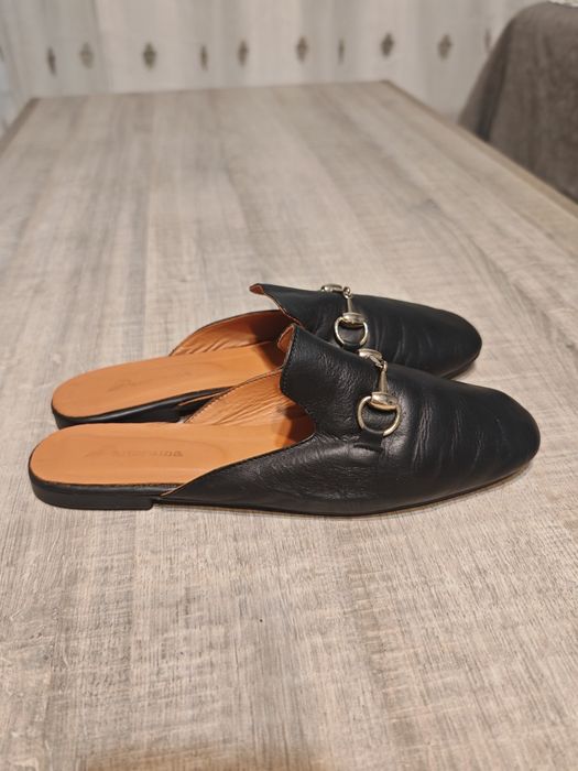 Papuci piele natirala