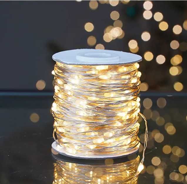 Ghirlanda luminoasa Craciun lumini decorative exterior 100m instalatie