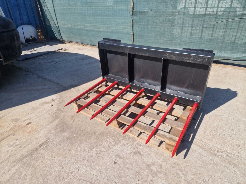 Furca gunoi cu prindere euro pentru incarcator frontal tractor