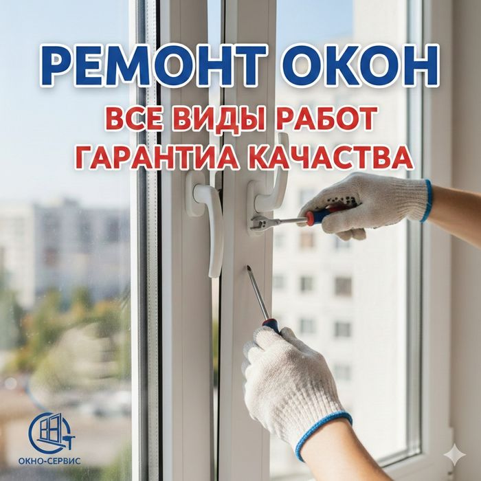 Ремонт окон, регулировка, стеклопакеты.