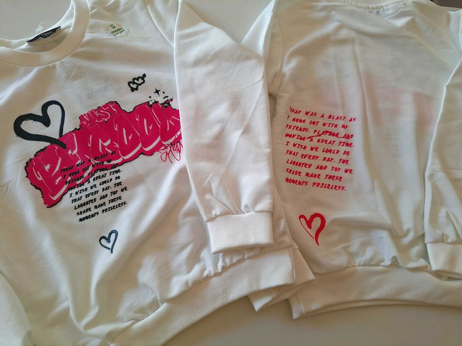 Детски блузи с дълъг ръкав с възможност за персонализиция с име