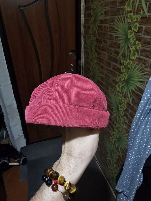 Шапка бини вельвет