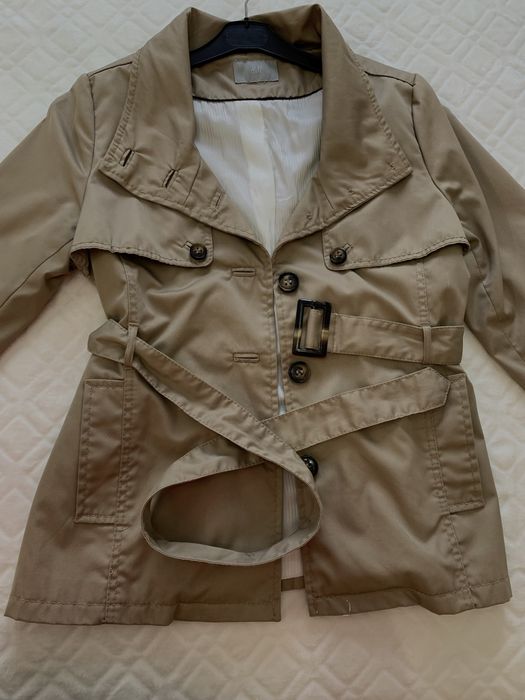 Trench de damă crem