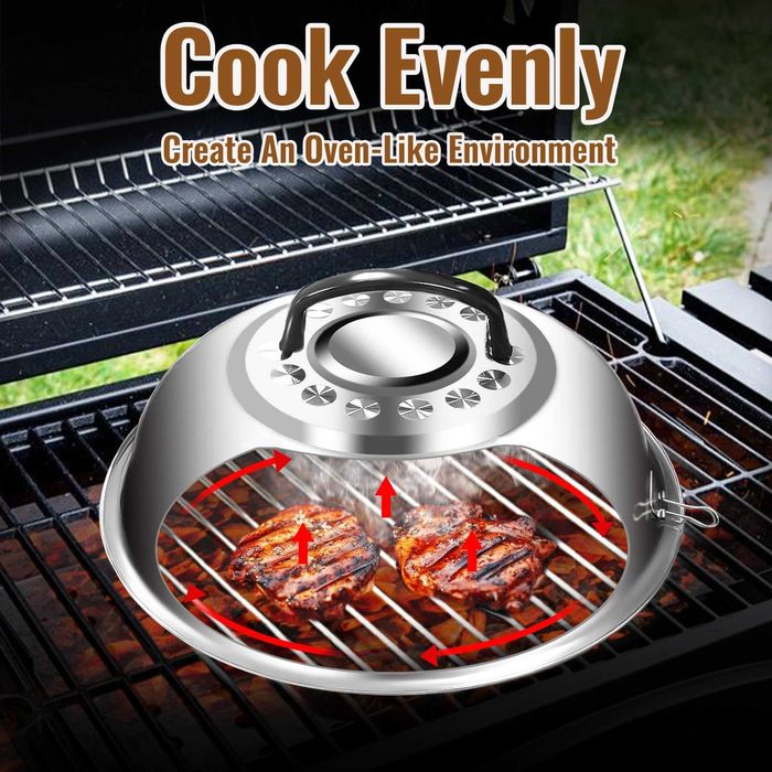Комплект аксесоари за грил BBQ преса за бургери шпатула купол ръкавица