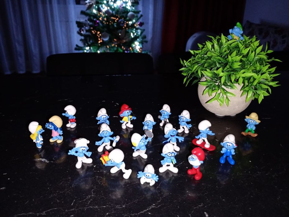 Colectie completa strumfii Kaufland